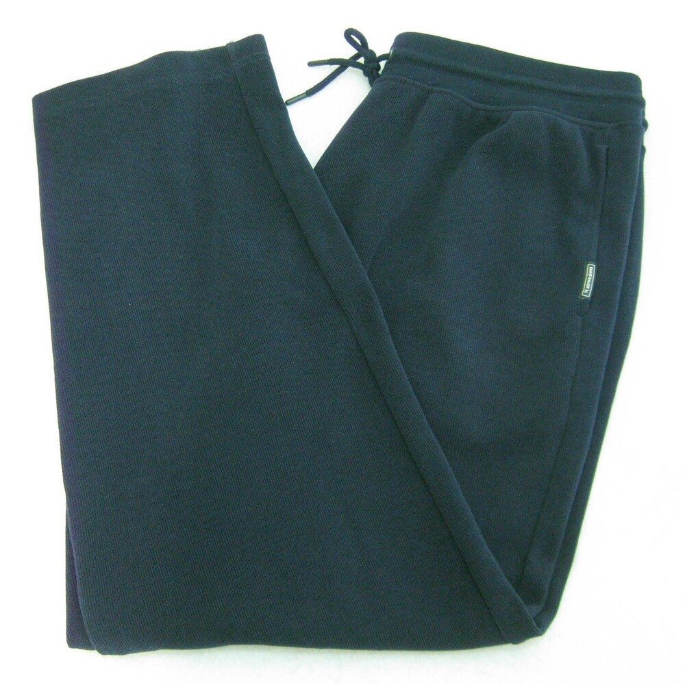 Eddie Bauer Lounge Pants Mens Size XL Blue Thermal Sleepwear Sweatpants Joggers